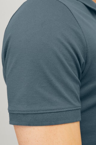 Polo regular - Bleu-gris