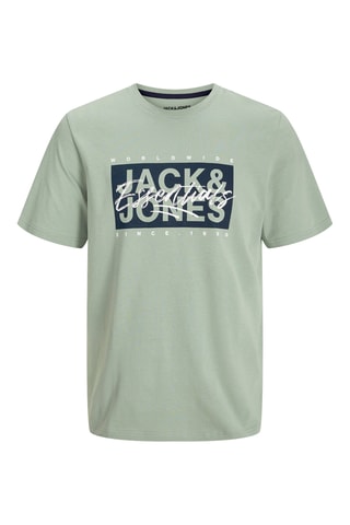 4 t-shirts regular - Blanc et beige