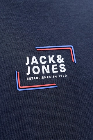 T-shirt regular en coton biologique - Bleu marine