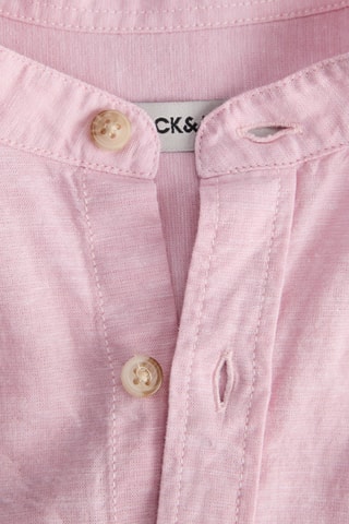 Chemise slim en lin - Rose