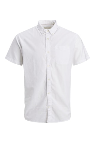 Chemise slim en coton biologique - Blanc
