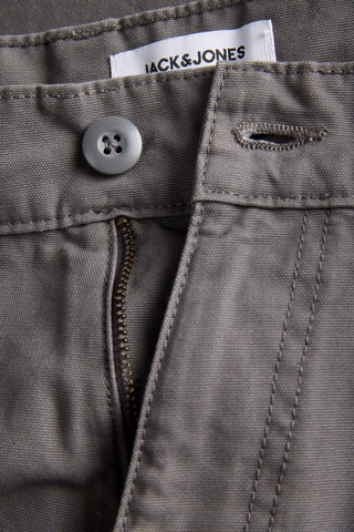 Bermuda loose en coton biologique - Gris