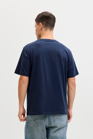 T-shirt relaxed - Bleu marine