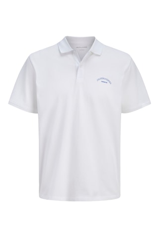 Polo regular en coton biologique - Blanc