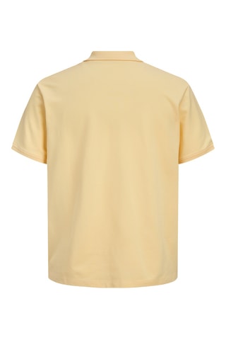 Polo regular en coton biologique - Jaune