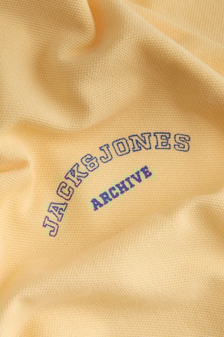 Polo regular en coton biologique - Jaune