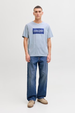 T-shirt regular - Bleu