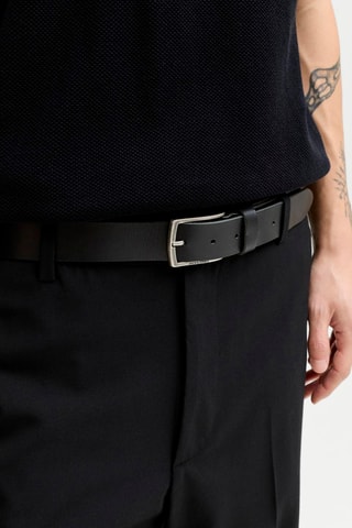 Ceinture en cuir - Noir