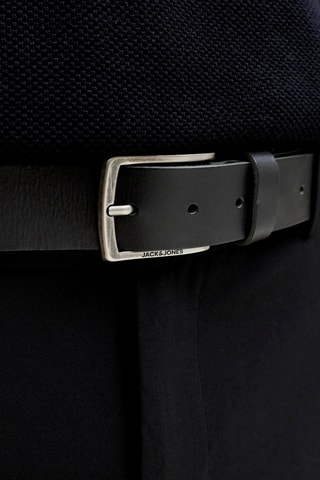 Ceinture en cuir - Noir