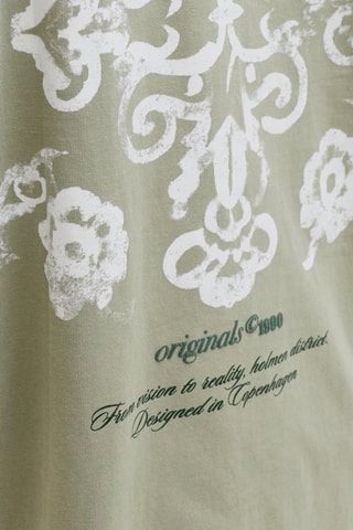 T-shirt loose - Kaki et noir