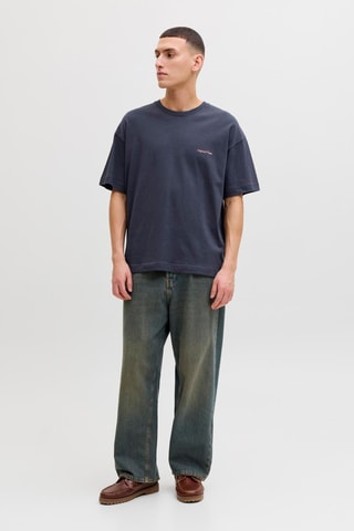 T-shirt loose - Gris foncé