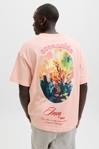 T-shirt loose - Rose