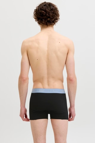 3 boxers en coton biologique - Noir