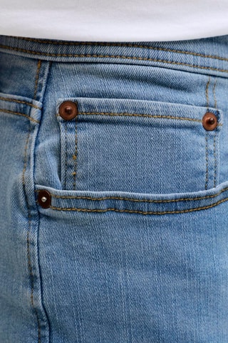 Bermuda regular en jean - Bleu clair