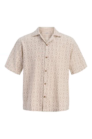 Chemise relaxed - Beige et taupe