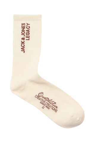 3 paires de chaussettes - Beige, marron et noir