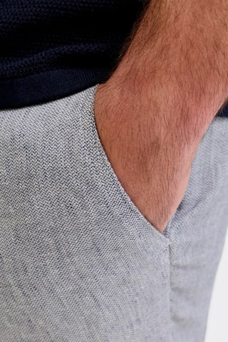 Pantalon loose en lin - Indigo chiné 