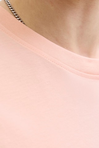 T-shirt regular en coton biologique - Saumon