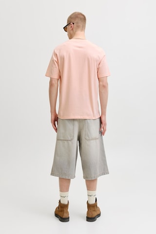 T-shirt regular en coton biologique - Saumon