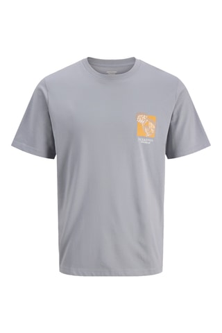 T-shirt regular en coton biologique - Gris