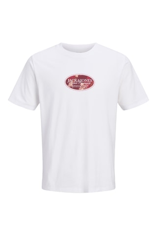 T-shirt regular en coton biologique - Blanc