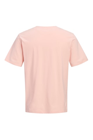 T-shirt regular en coton biologique - Saumon