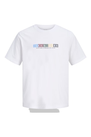 T-shirt regular en coton biologique - Blanc
