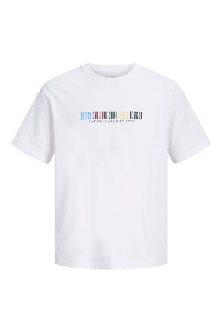 T-shirt regular en coton biologique - Blanc