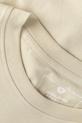 T-shirt regular en coton biologique - Beige
