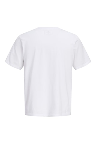 T-shirt regular en coton biologique - Blanc