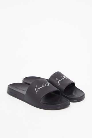 Claquettes 
Anthracite et blanc