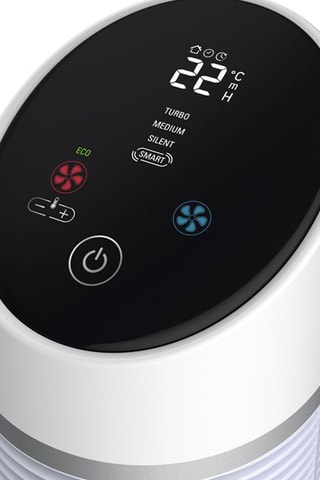 Ventilateur réversible en colonne Silence Comfort 3-en-1 - 0,8 m - 2400 W - 10 vitesses