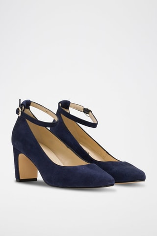 Nubuck Pumps Dominique - Blauw