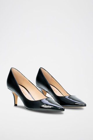 Lakleren Pumps met Hak - Zwart
