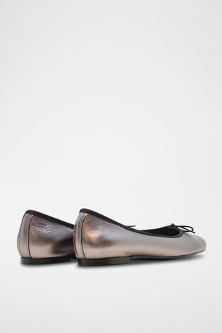 Leren Ballerina's Mariane - Grijs