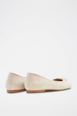 Nubuck Ballerina's Mariane - Beige