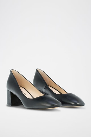Nappaleren Pumps met Hak Sophie - Zwart