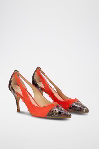 Leren Pumps Gisela - Rood