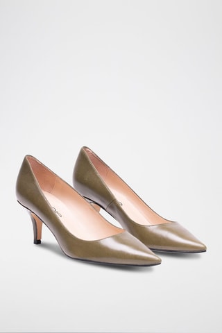 Leren Pumps Amanda - Groen