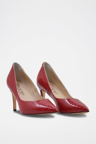 Leren Pumps Camile - Rood