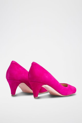 Leren Pumps - Fuchsia