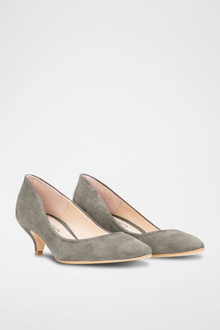 Suède Pumps Noemi - Grijs