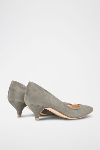 Suède Pumps Noemi - Grijs