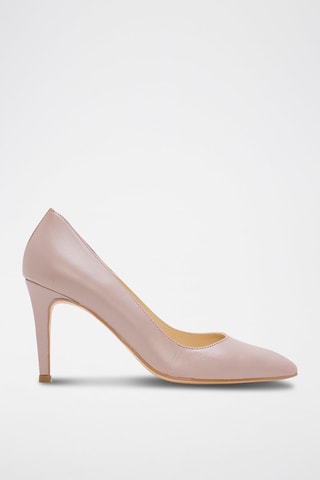 Leren Pumps - Nude