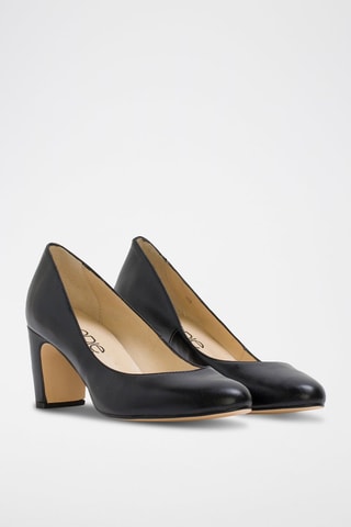 Nappaleren Pumps Carole - Zwart