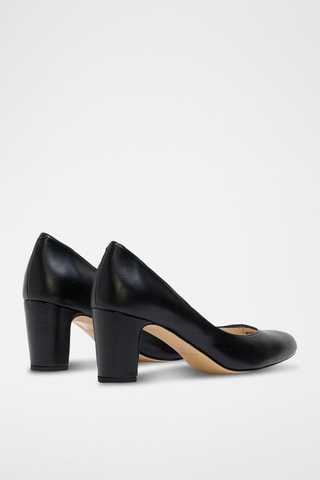 Nappaleren Pumps Carole - Zwart