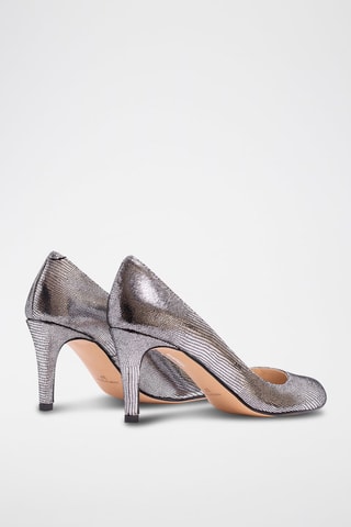 Leren Pumps Otilia - Zilverkleurig