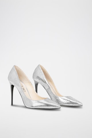 Leren Pumps Ivet - Zilverkleurig