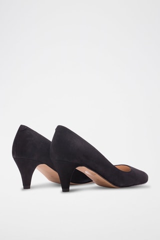 Nubuck Pumps met Hak Nadine - Roze