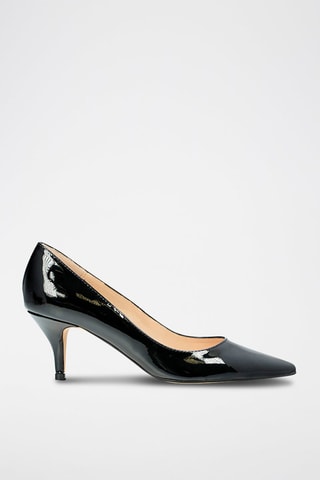 Lakleren Pumps met Hak - Zwart